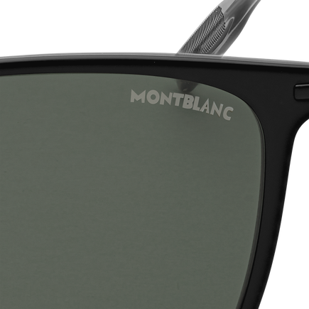 Rectangular Sunglasses with Black Injection Frame 