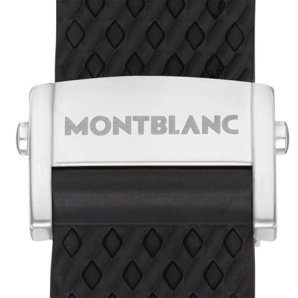 Black Rubber Sport Strap