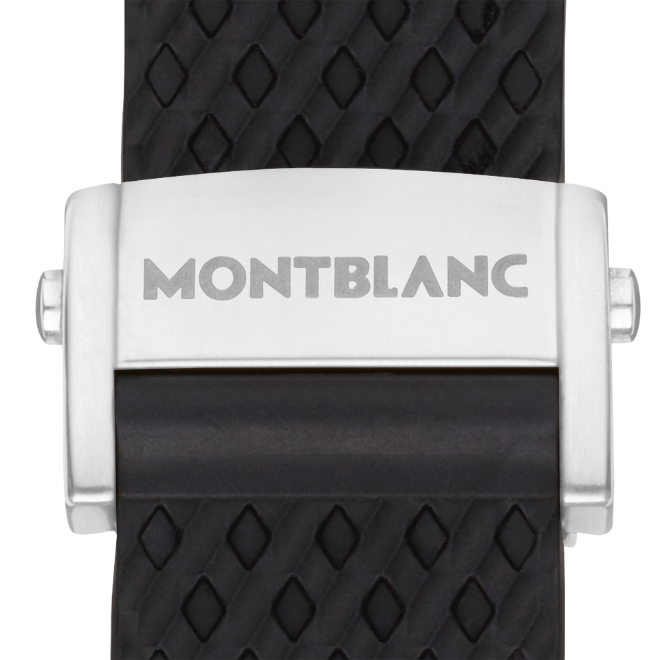 Black Rubber Sport Strap - 2