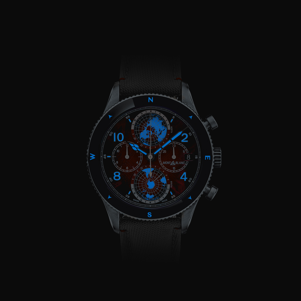 Montblanc 1858 Geosphere Chronograph 0 Oxygen Limited Edition - 290 pieces - 5