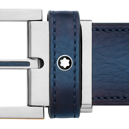 Brown 35 mm leather belt