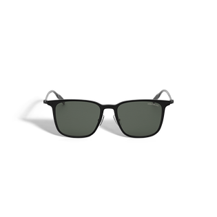 Rectangular Sunglasses with Black Injection Frame 