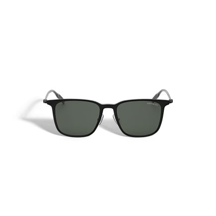 Rectangular Sunglasses with Black Injection Frame 