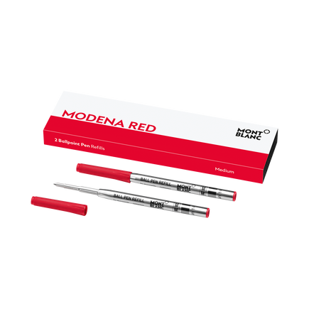 2x Ballpoint Refills, Modena Red