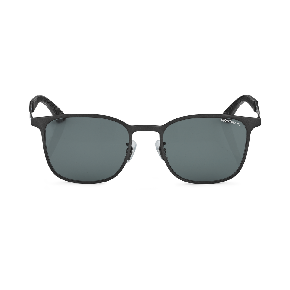 Squared Sunglasses with Black Coloured Metal Frame  - 1