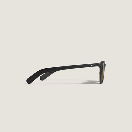 Squared Sunglasses with Black Colured Acetate Frame