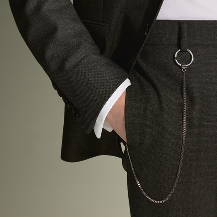 Pocket Chain Great Characters Homage to The Great Gatsby in stainless steel