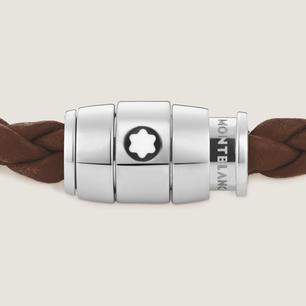 Small Soft Leather Fauve Brown Bracelet