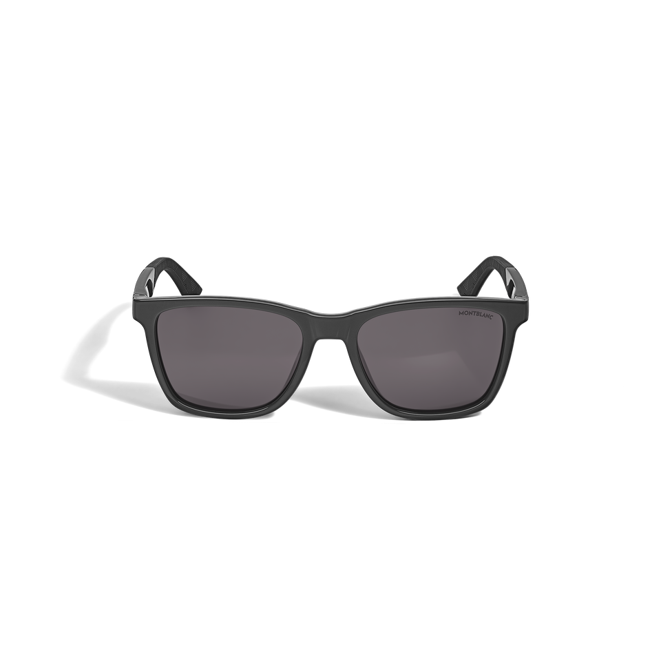 Squared Injected Black Frame Sunglasses - 1