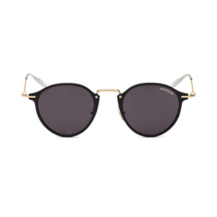 Round Sunglasses with Black Coloured Injected Frame