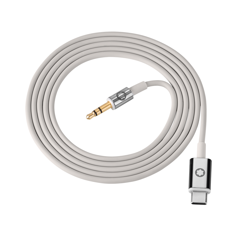 Grey Cable Set for Montblanc MB 01 Headphones - 2