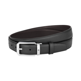 Rectangular 30&nbsp;mm Reversible Belt in Leather