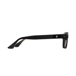 Rectangular Sunglasses with Black Coloured Acetate Frame