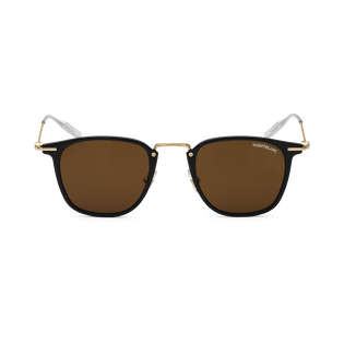 Round Sunglasses with Black Coloured Injected Frame