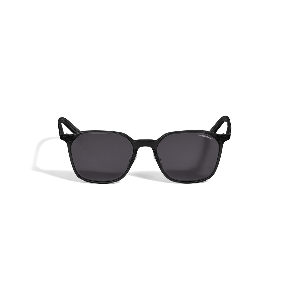 Oval Sunglasses with Acetate Black Frame Sunglasses - 1
