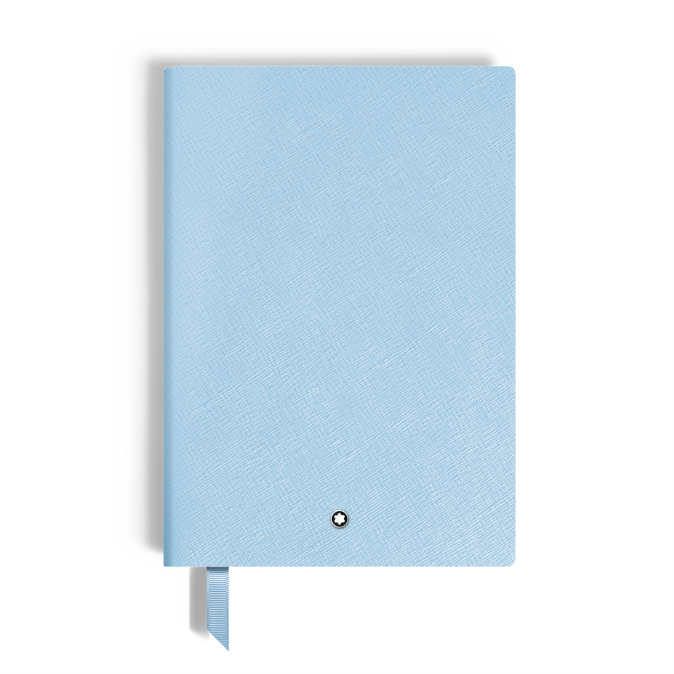 Medium Notebook, Saffiano Leather, Pale Blue &ndash; Lined Pages - 2