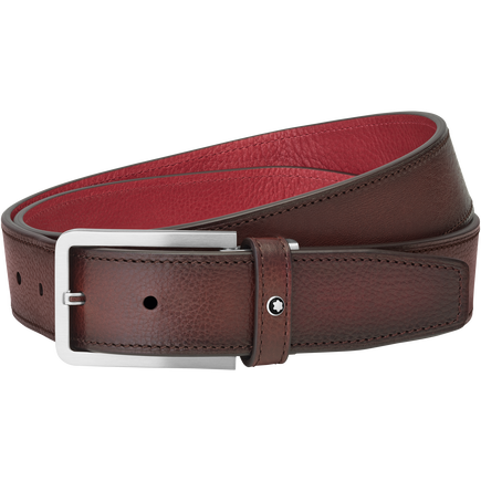 Brown 35 mm leather belt
