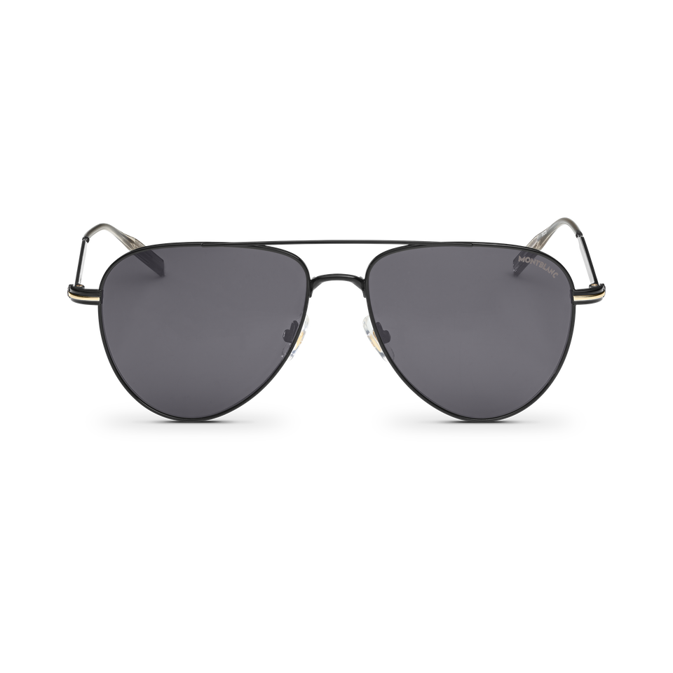 Squared Sunglasses with Black Coloured Metal Frame - 1