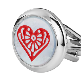 Meisterst&uuml;ck Tribute to the Book Around the World in 80 Days Spade & Heart Cufflinks
