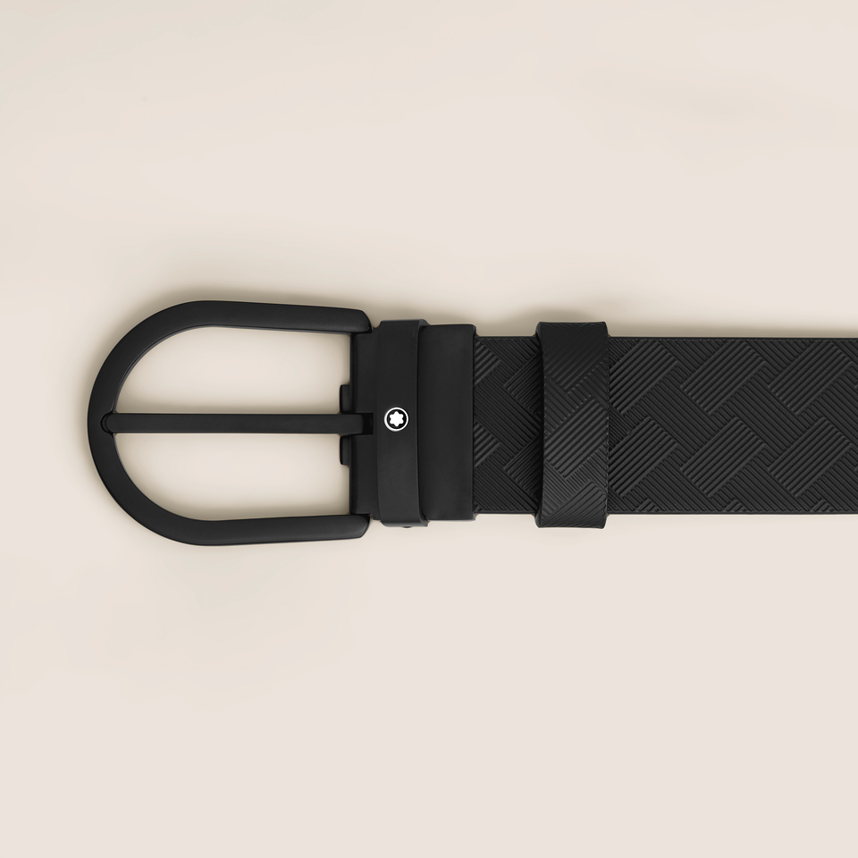 Black Leather 35&nbsp;mm Belt - 2