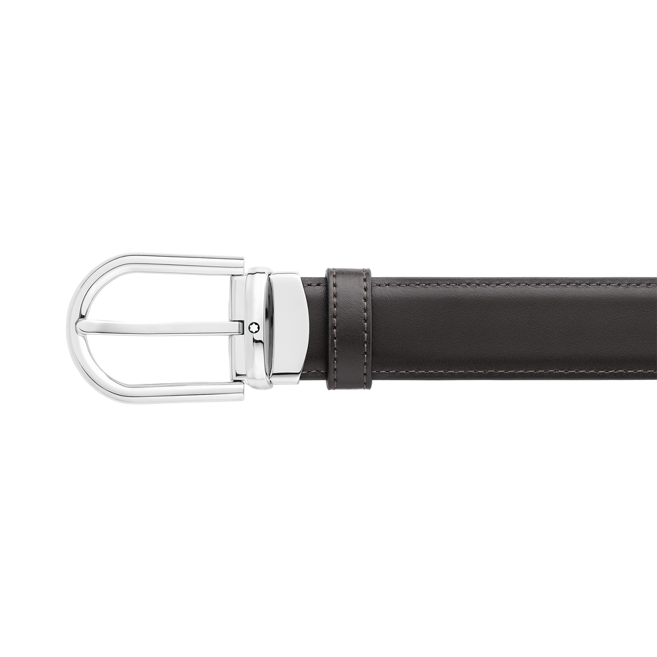 Horseshoe 30&nbsp;mm Reversible Belt in Leather - 1