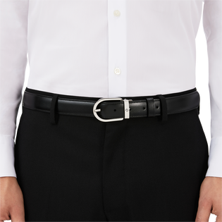 Horseshoe 30&nbsp;mm Reversible Belt in Leather