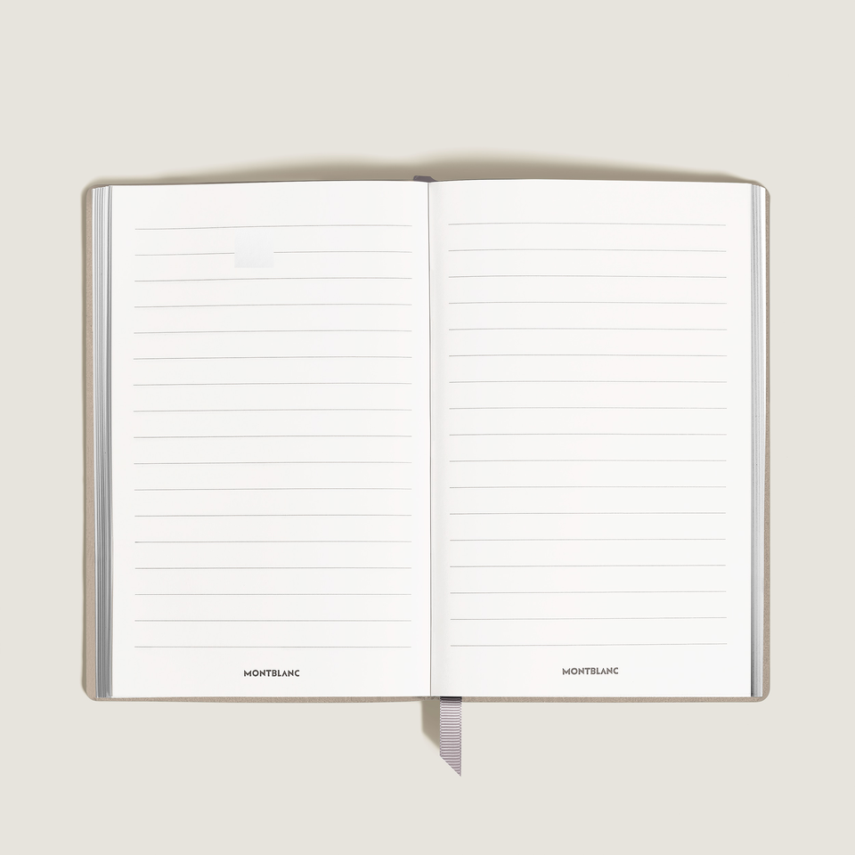 Large Notebook, Saffiano Leather, Cloudy Beige &ndash; Lined Pages - 1