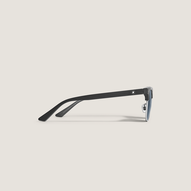 Squared Sunglasses with Black Colored Acetate Frame - 2