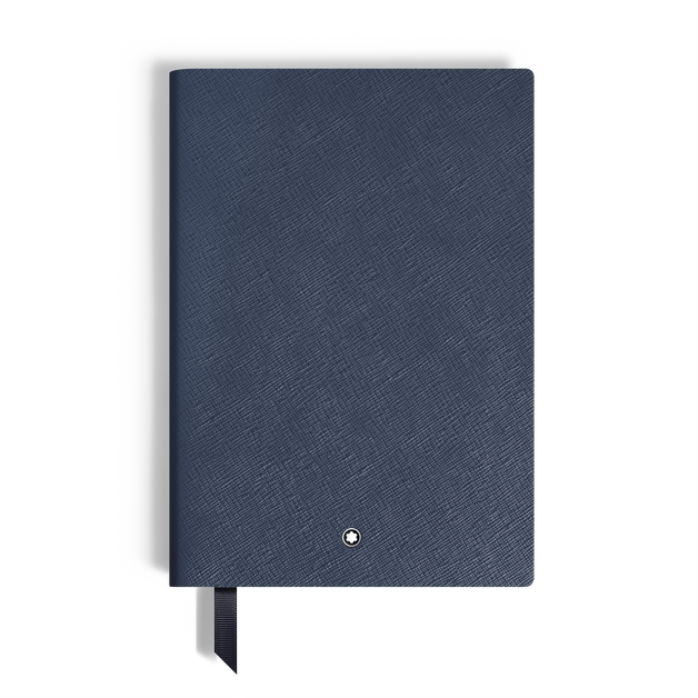 Medium Notebook, Saffiano Leather, Blue &ndash; Lined Pages - 2