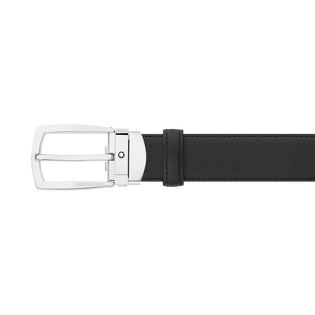 Rectangular 30&nbsp;mm Belt in Leather