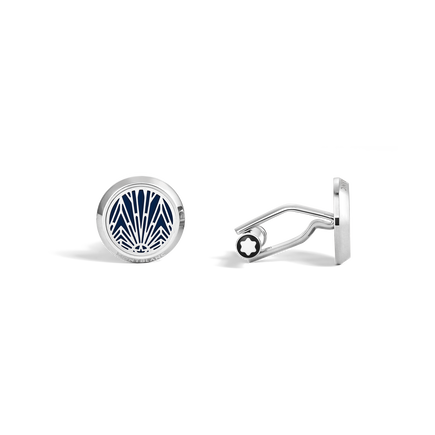 Cufflinks Meisterstück the Origin Collection blue