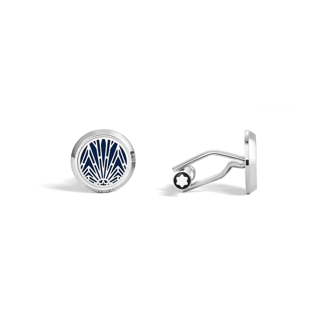 Cufflinks Meisterstück the Origin Collection blue - 1