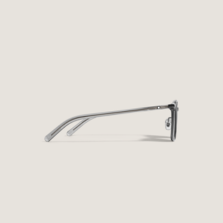 Oval Acetate Grey Frame Sunglasses