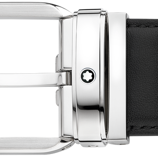 Rectangular 35&nbsp;mm Belt in Leather