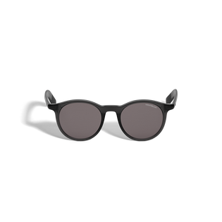 Round Sunglasses with Black injected Acetate Frame 