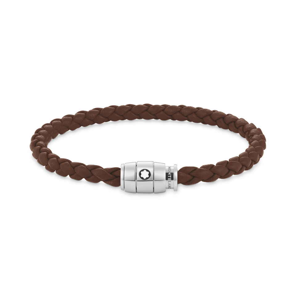 Medium Soft Leather Fauve Brown Bracelet - 1