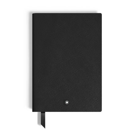Medium Notebook, Saffiano Leather, Black – Blank Pages