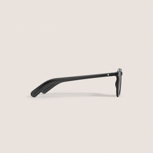 Round Sunglasses with Black injected Acetate Frame 