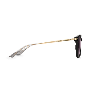 Round Sunglasses with Black Coloured Acetate Frame
