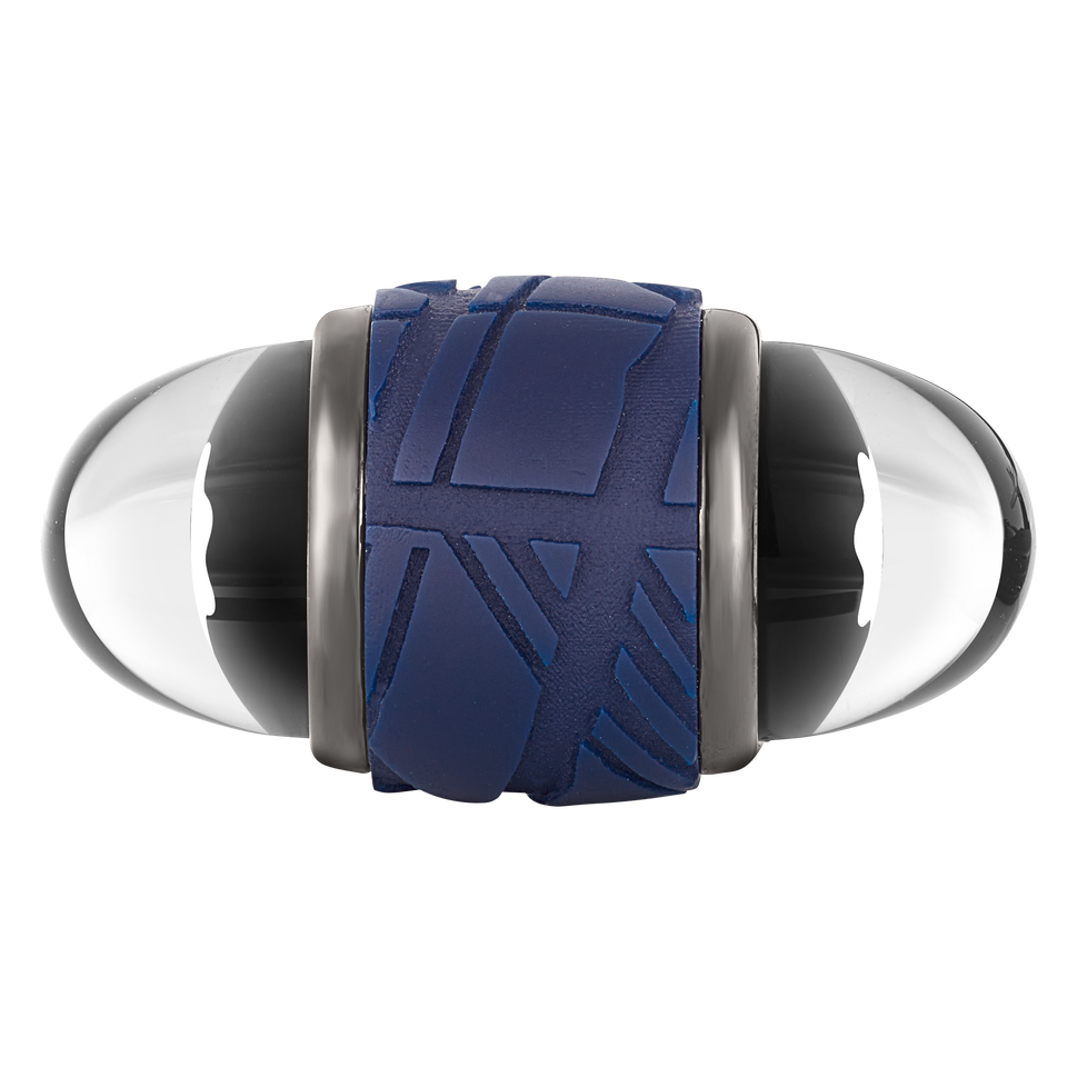 Montblanc StarWalker Cufflinks in Steel and Lacquer - 3