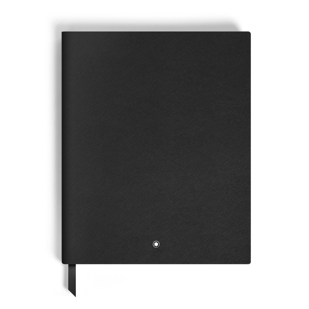 Large Notebook, Black Leather, Black – Lined Pages - 2