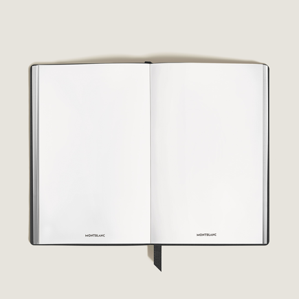 Small Notebook, Saffiano Leather, Black &ndash; Blank Pages