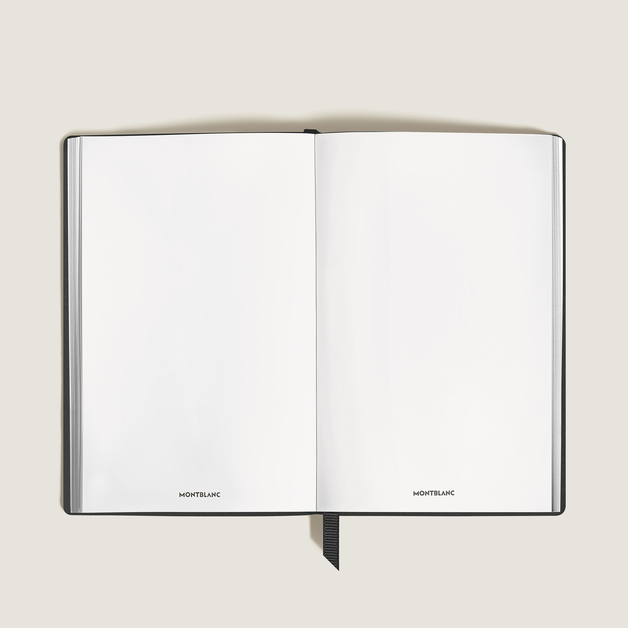 Small Notebook, Saffiano Leather, Black &ndash; Blank Pages - 1