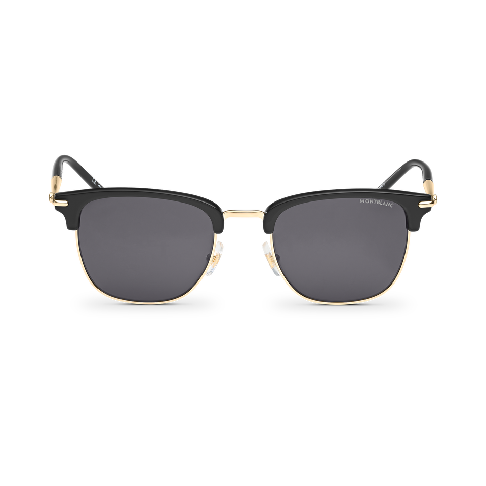 Rectangular Sunglasses with Black Coloured Injected Frame (M) - 1