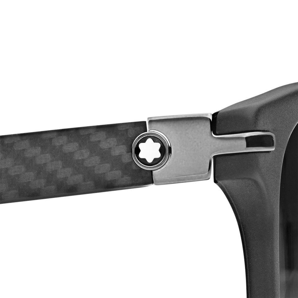 Squared Sunglasses with Black Coloured Acetate Frame - 4
