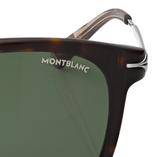 Round Sunglasses with Havana Acetate Frame