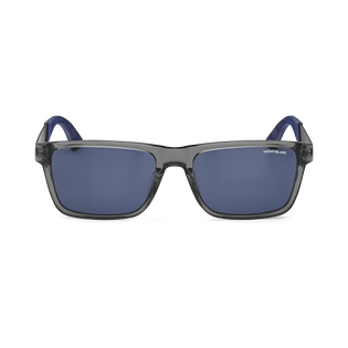 Rectangular Sunglasses with Grey Coloured Acetate Frame
