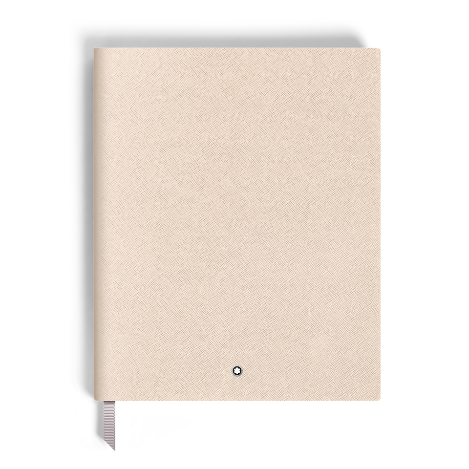 Large Notebook, Saffiano Leather, Cloudy Beige &ndash; Lined Pages - 2