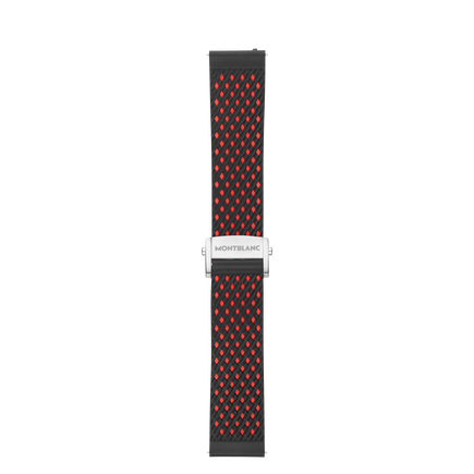 Red Rubber Sport Strap
