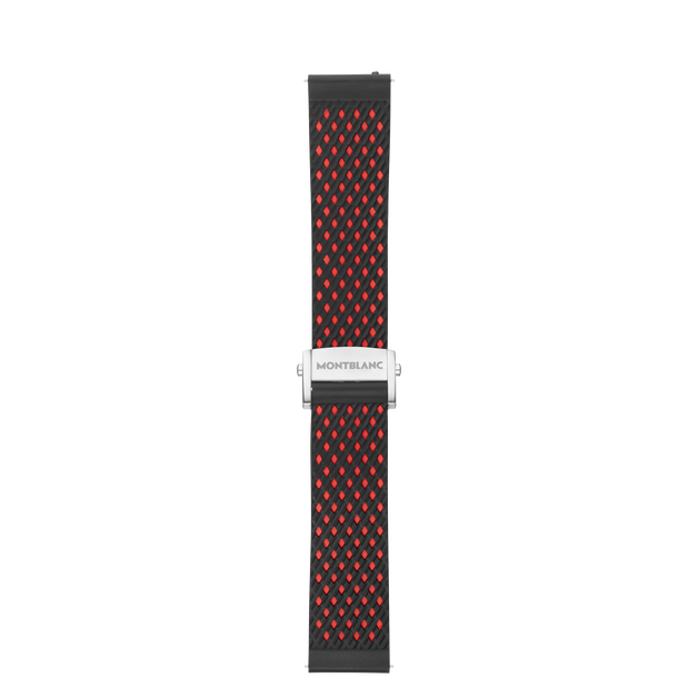 Red Rubber Sport Strap - 1